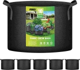 5PK iPower Grow Bags Fabric Aeration Pots Container 10Gal $9.79
