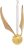 Hallmark Harry Potter Golden Snitch Christmas Ornament Metal $7.48