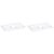 2-Pack AmazonCommercial 1/4 Size Stainless Steel Slotted Steam Pan Cover  $5.19