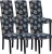 Set of 6 Mecerock Christmas Stretch Washable Christmas Chair Covers  $17.79