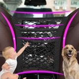 Nylon Pet Car Mesh Organizer Barrier with Net Pocket  $4.99