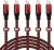 5-Pack Apple MFi Certified 6ft iPhone Charger Lightning Cable  $9.99