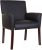 Amazon Basics Classic Reception Office Chair w/Mahogany Wood Finish Legs  $69.08