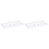 2-Pack AmazonCommercial 1/3 Size Stainless Steel Slotted Steam Pan Cover  $5.22