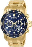 Invicta Men’s 0073 Pro Diver Collection Chronograph Gold-Plated Watch  $61.66