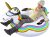 GoFloats Winter Snow Tube Inflatable Sled, Unicorn $19.95