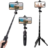 Bluehorn All in one Portable 40 Inch Aluminum Alloy Selfie Stick  $9.99