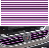 20-Piece Shiny Trim Universal Car Air Conditioner Decoration Strip  $1.52