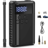 Portable 150PSI Cordless Rechargeable Car Air Pump with Pressure Gauge  $24.95