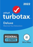 TurboTax Deluxe 2022 Tax Software $45