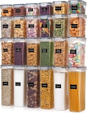 24-Piece Vtopmart Airtight Organization Containers Set with Lids  $34.99