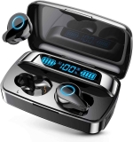 Bluetooth 5.2 Headphones with 1800mAh Charging Case  $19.99