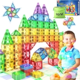 IGIVI Magnetic Tiles STEM Toys, Building Blocks 42-Pieces $23.79