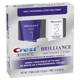 Crest 3D White Brilliance 2 Step Kit Toothpaste + Teeth Whitening Gel $11.04