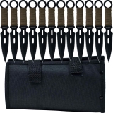 Whetstone Cutlery 12-pcs Kunai Throwing Knife Set w/Carrying Case $9.99