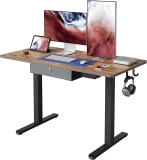 Fezibo 48″ x 24″ Standing Desk w/ Drawer $160