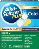 20-CT Alka-seltzer Plus Severe Night Cold Fizz Effervescent Tablets $4.78
