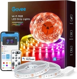 Govee 65.6ft Alexa LED Strip Rope Light Works w/Alexa $37.49