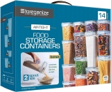 Storeganize 14pc Airtight Food Storage Containers With Lids $24.25