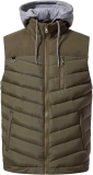 Vcansion Men’s Outdoor Quilted Winter Puffer Vest w/Removable Hood $19.94