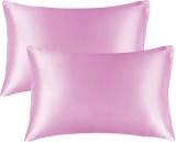BEDELITE Satin Pillowcase for Hair and Skin 20×40-inch, Set of 2 $3.99