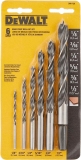DEWALT Drill Bit Set Brad Point 6-Piece DW1720 $6.99