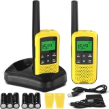 2-Pack USB Rechargeable Two Way Walkie Talkies with 2662 Channels  $26.09