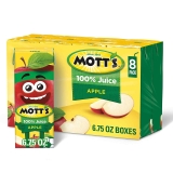 8CT Motts Original Apple 100% Juice 6.75oz $2.13