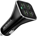 4-Port QC 3.0 48W USB Car Charger Adapter  $6.49