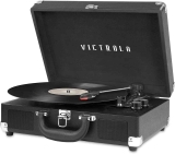 Victrola Vintage 3-Speed Bluetooth Portable Suitcase Record Player  $19.99