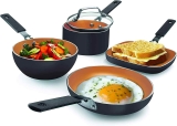 5-Piece Gotham Steel Stackmaster Mini Single-Serve Cookware Set  $20.99