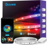 Govee 16-Foot RGBIC Smart LED Strip Lights $15