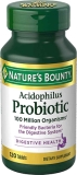 2 Nature’s Bounty Acidophilus Probiotic, Daily Supplement 120-Ct $5.87