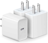 3-Pack USB C Wall 20W PD Power Adapter Block  $15.12