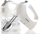 Ovente Portable 5 Speed Electric Hand Mixer w/ Whisk Beater Attachments  $13.99