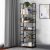 6 Tier Tall Rustic Metal Frame Standing Wood Bookshelf  $59.99