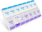 Ezy Dose 7-Day AM/PM Push-Button Pill Organizer $5.49