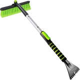 Seaaes 35″ Ice Scraper and Snow Brush with Foam Grip  $7.99