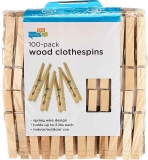 Honey Can Do Wood Clothespins 100-Pack $6.37