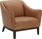 Amazon Brand Rivet Bayard Contemporary Leather Sofa Couch  $597.80