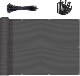 Sunny Guard 3×16-ft Balcony Deck Privacy Screen Cover $15.99