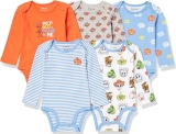 5-Pack Amazon Essentials Disney Marvel Star Wars Long-Sleeve Bodysuits  $19.33