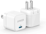 2-Pack Anker 20W PowerPort III USB-C Fast Charger with Foldable Plug  $19.19