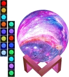 Moon Lamp with 16 Colors LED Night Light  $11.03