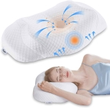 Kingfun Cervical Orthopedic Neck Memory Foam Pillow  $17.99