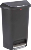Amazon Basics Tall Kitchen Plastic Trash Can w/Steel Pedal 50L $53.82