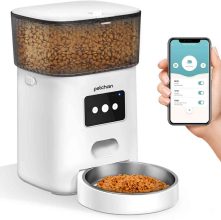 Petchain 4-Liter WiFi App-Controlled Automatic Cat Feeder $40