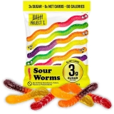 8 Bags Project 7 Low Sugar Sour Gummy Worms (1.8oz each)  $12.99