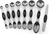 Spring Chef Magnetic Measuring Spoons Set, Dual Sided, Set of 8 $13.97