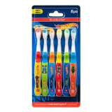6-Pack Brush Buddies Hot Wheels Toothbrush for Kids with Soft Bristle  $4.50